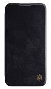 NILLKIN θήκη Qin Pro για iPhone 15 Pro Max, δερμάτινη, μαύρη
