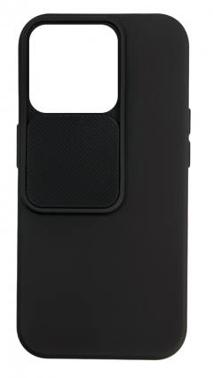 POWERTECH Θήκη Camshield Soft MOB-1884 για iPhone 15 Pro, μαύρη