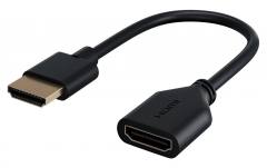 GOOBAY αντάπτορας HDMI 64824, εύκαμπτος, 4K/60Hz, 18Gbps, μαύρος
