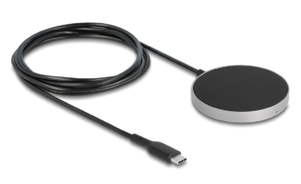 DELOCK ασύρματος φορτιστής 66467, 15W, μαγνητικός, μαύρος