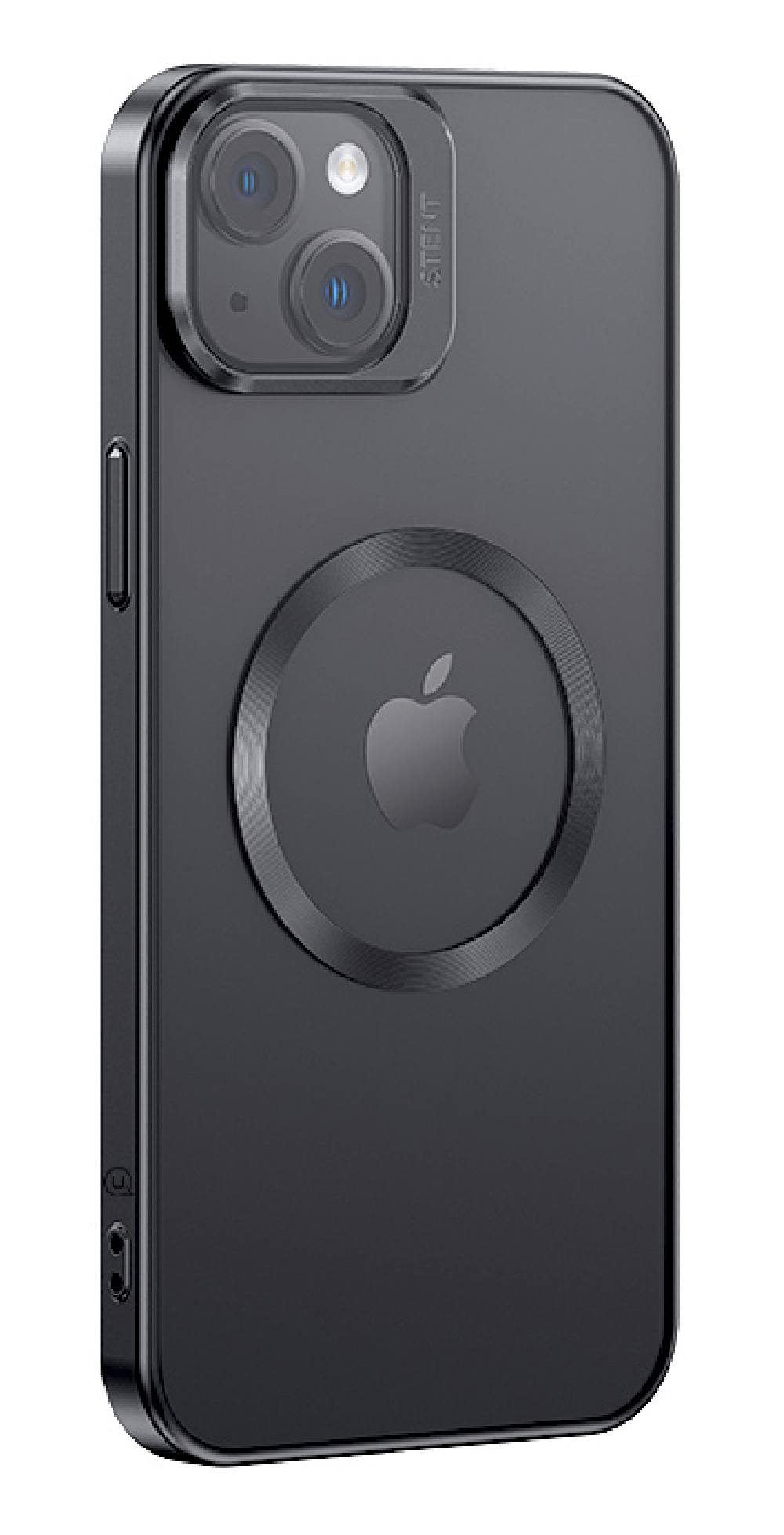 USAMS θήκη Geying US-BH856 για iPhone 15 Plus, διάφανη/μαύρη