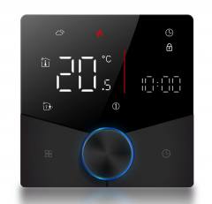 Smart θερμοστάτης χώρου BHT-009GCLW, αερίου, Wi-Fi, μαύρος