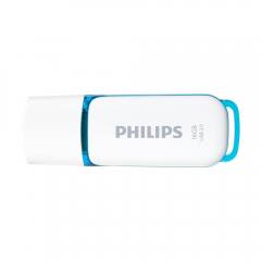 Philips Snow 16GB USB 3.0 Stick Λευκό (FM16FD75B/00) (PHIFM16FD75B-00)