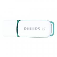 Philips Snow 8GB USB 3.1 Stick Πράσινο (FM08FD75B/00) (PHIFM08FD75B-00)