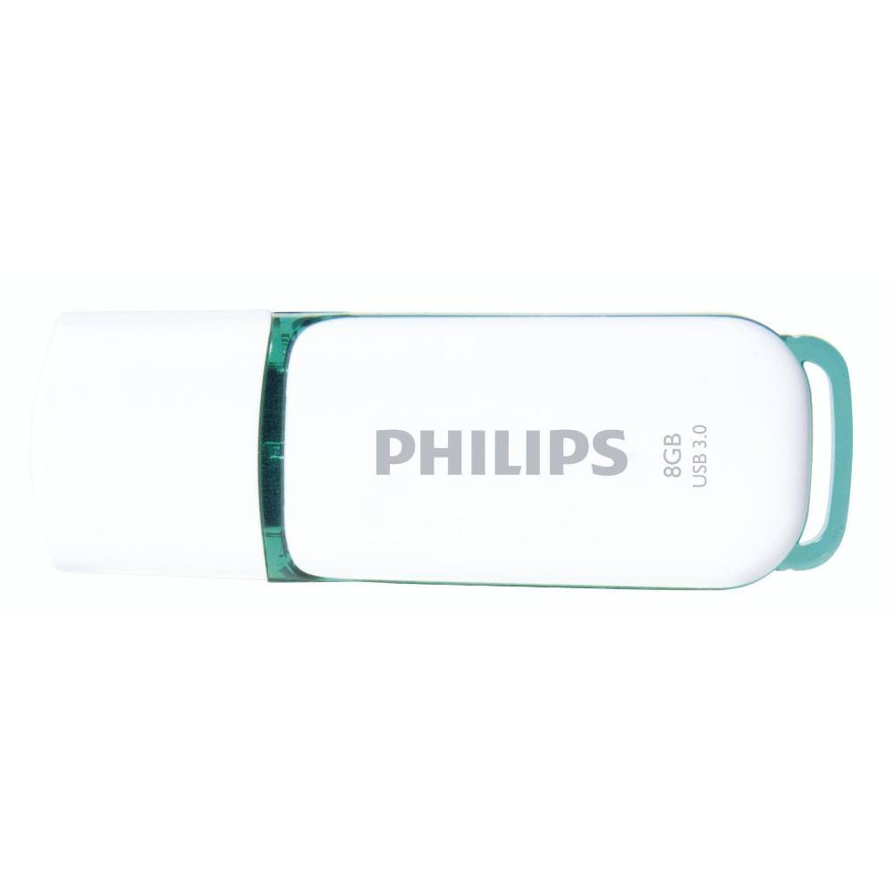 Philips Snow 8GB USB 3.1 Stick Πράσινο (FM08FD75B/00) (PHIFM08FD75B-00)