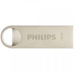 Philips Moon 128GB USB 2.0 Stick Ασημί (FM12FD160B/00) (PHIFM12FD160B-00)