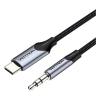 VENTION Type-C Male to 3.5mm Male Cable 1.5M Gray Aluminum Alloy Type (BGKHG) (VENBGKHG)