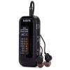 AIWA MINI POCKET RADIO WITH EARPHONES BLACK