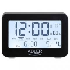 ADLER ALARM CLOCK BLACK