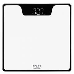 ADLER BATHROOM SCALE WITH LED DISPLAY WHITE
