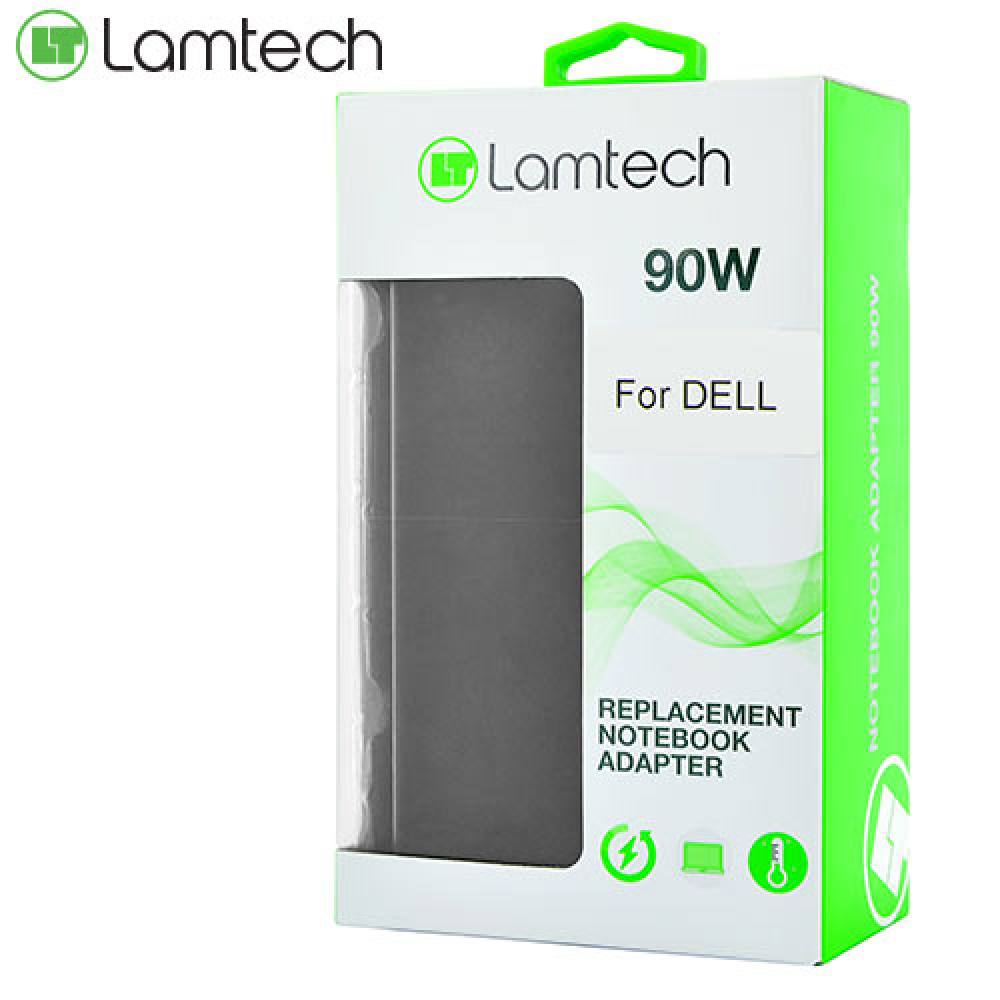 LAMTECH NOTEBOOK ADAPTER 90W DELL 19,5V4,62A 7,5x0,7x5,0mm