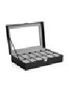 Songmics Watch Box Black  30.2 x 20.2 x 8.1 cm (JWB12BK) (SNGJWB12BK)