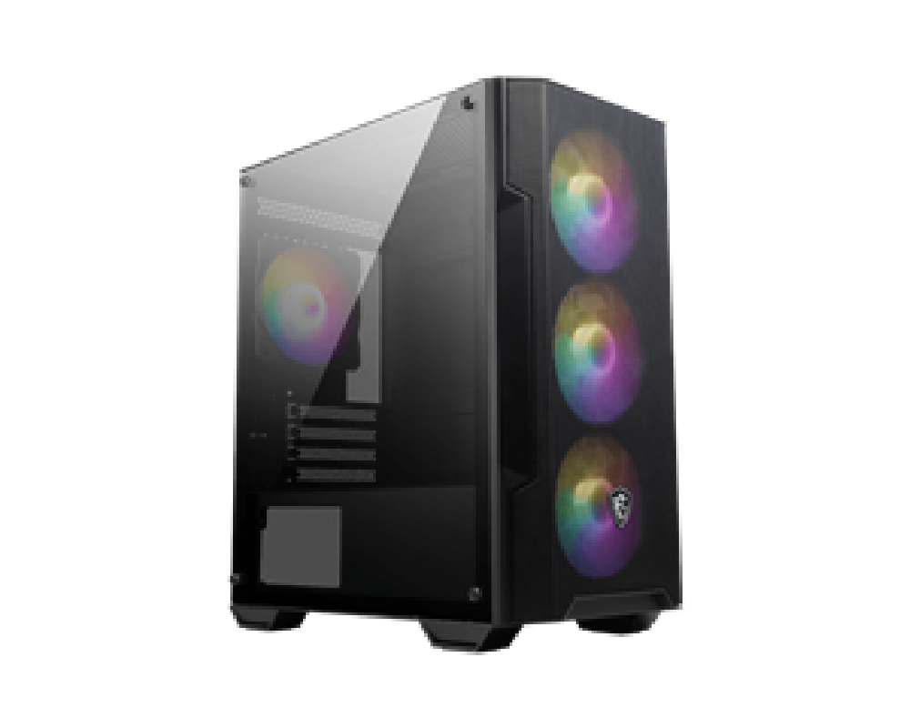 MSI PC CHASSIS MAG FORGE M100A, MINI TOWER ATX, BLACK, AUTO-RGB LIGHTING, W/O PSU, 3x12CM FRONT AUTO-RGB, 1x12CM REAR AUTO-RGB F