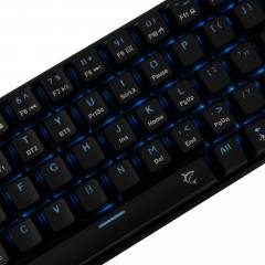 WHITE SHARK WIRELESS/BT/TYPE-C MECHANICAL KEYBOARD RED SWITCH GK-003111 US BLACK