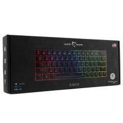 WHITE SHARK WIRELESS/BT/TYPE-C MECHANICAL KEYBOARD RED SWITCH GK-003111 US BLACK