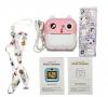 LAMTECH BLUETOOTH KID INSTANT CAMERA WHITE/PINK