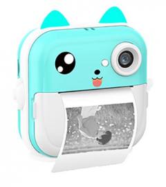 LAMTECH BLUETOOTH KID INSTANT CAMERA WHITE/GREEN