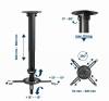 GEMBIRD  ADJUSTABLE CEILING MOUNT FOR PROJECTOR/BEAMER BLACK