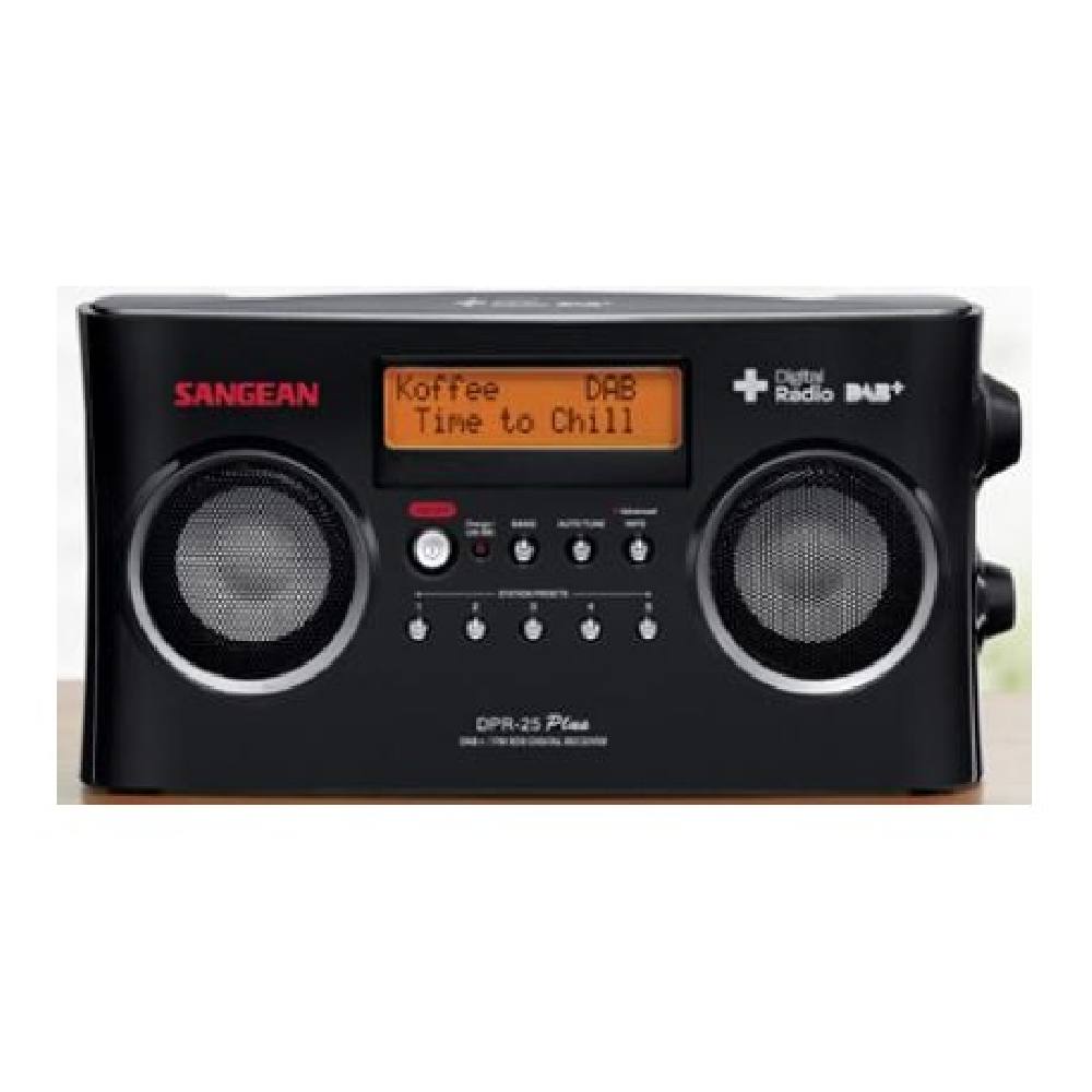SANGEAN DPR-25+ PORTABLE RADIO DAB+, FM AUX