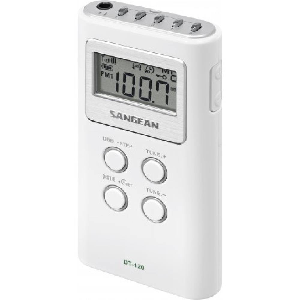 SANGEAN DT-120 WHITE - ΦΟΡΗΤΟ ΡΑΔΙΟΦΩΝΟ