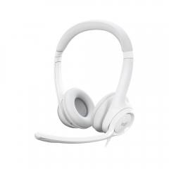 Logitech H390 On Ear Multimedia Ακουστικά White (981-001286) (LOGH390WH)
