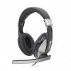 SBOX STEREO HEADSET WITH MIC BLACK