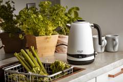 ADLER 1,7L STEEL ELECTRIC KETTLE WITH LCD AND TEMPERATURE CONTROL WHITE