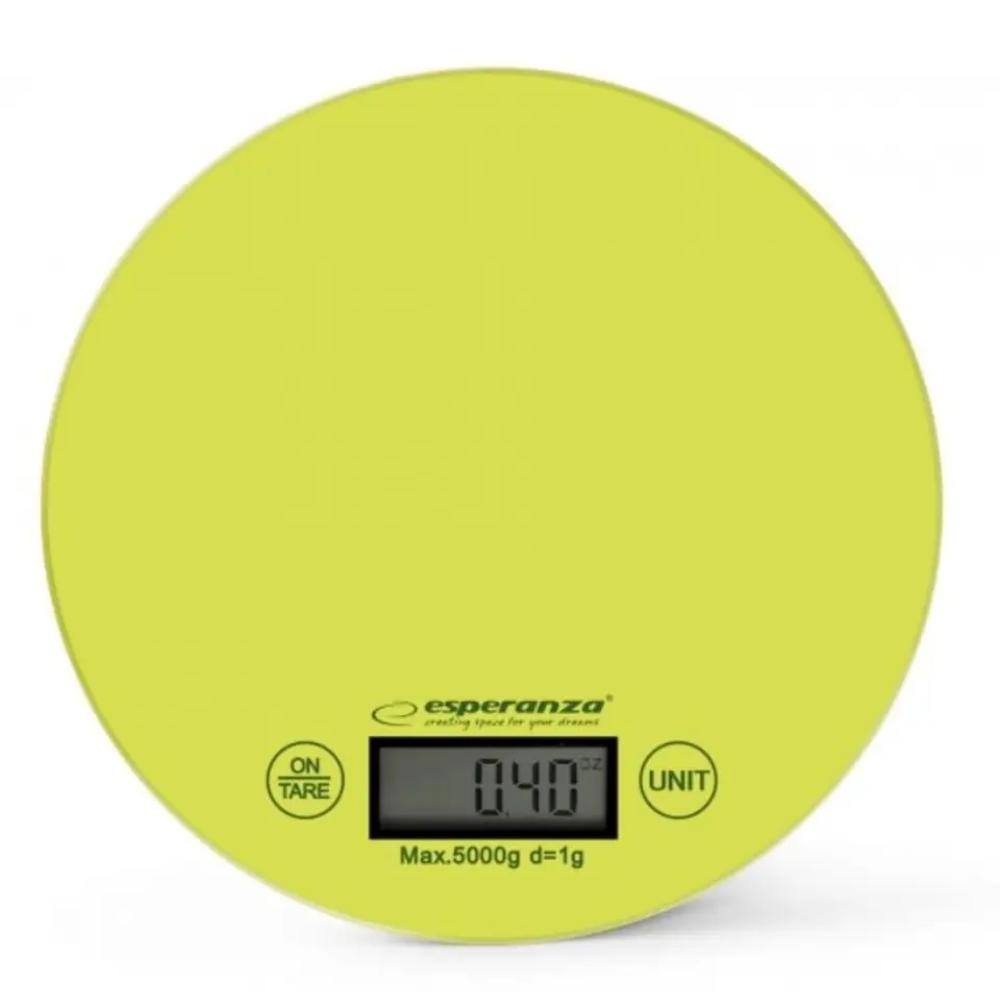 Esperanza EKS003 Ψηφιακή Ζυγαριά Κουζίνας 1gr/5kg Green (EKS003G) (ESPEKS003G)