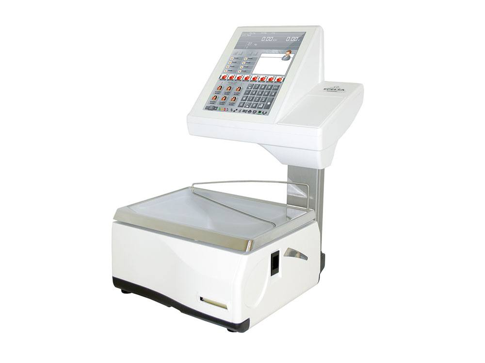 Ηλεκτρονική Ζυγαριά Λιανικής με Κολώνα και Δυνατότητα Εκτύπωσης Ετικετών EPELSA K-SCALE 20RL (30kg -10gr)