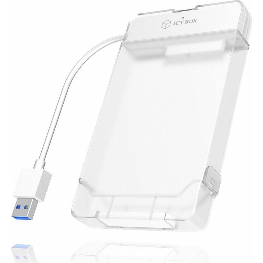 RaidSonic ICY BOX Θήκη για Σκληρό Δίσκο 2.5" SATA III με σύνδεση USB 3.0 σε Διάφανο χρώμα (IB-AC703-U3) (RSCIB-AC703-U3)