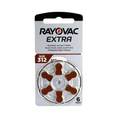 Rayovac Extra Advanced 312  Μπαταρίες Ακουστικών Βαρηκοΐας  Extra Advanced 312 (RAYPR41)