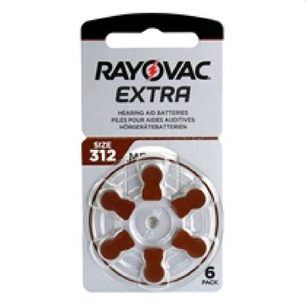 Rayovac Extra Advanced 312  Μπαταρίες Ακουστικών Βαρηκοΐας  Extra Advanced 312 (RAYPR41)