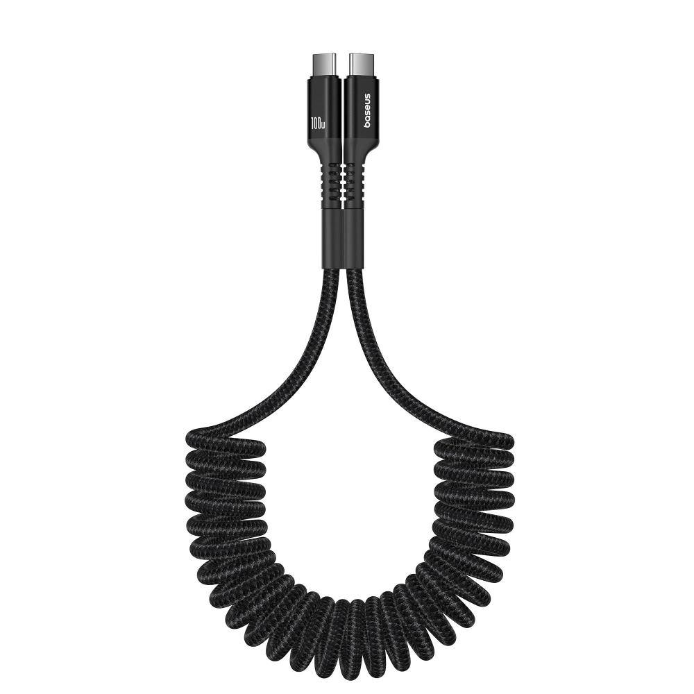 Baseus Fast Charging Cable USB-C to USB-C Fish-Eye 100W 1m Black (P10320203111-00) (BASP10320203111-00)