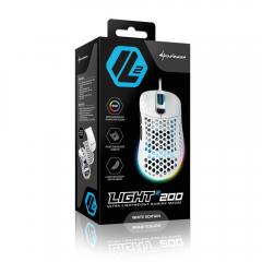 Sharkoon Light² 200 RGB Gaming Ποντίκι 16000 DPI Λευκό (LIGHT200WH) (SHRLIGHT200WH)