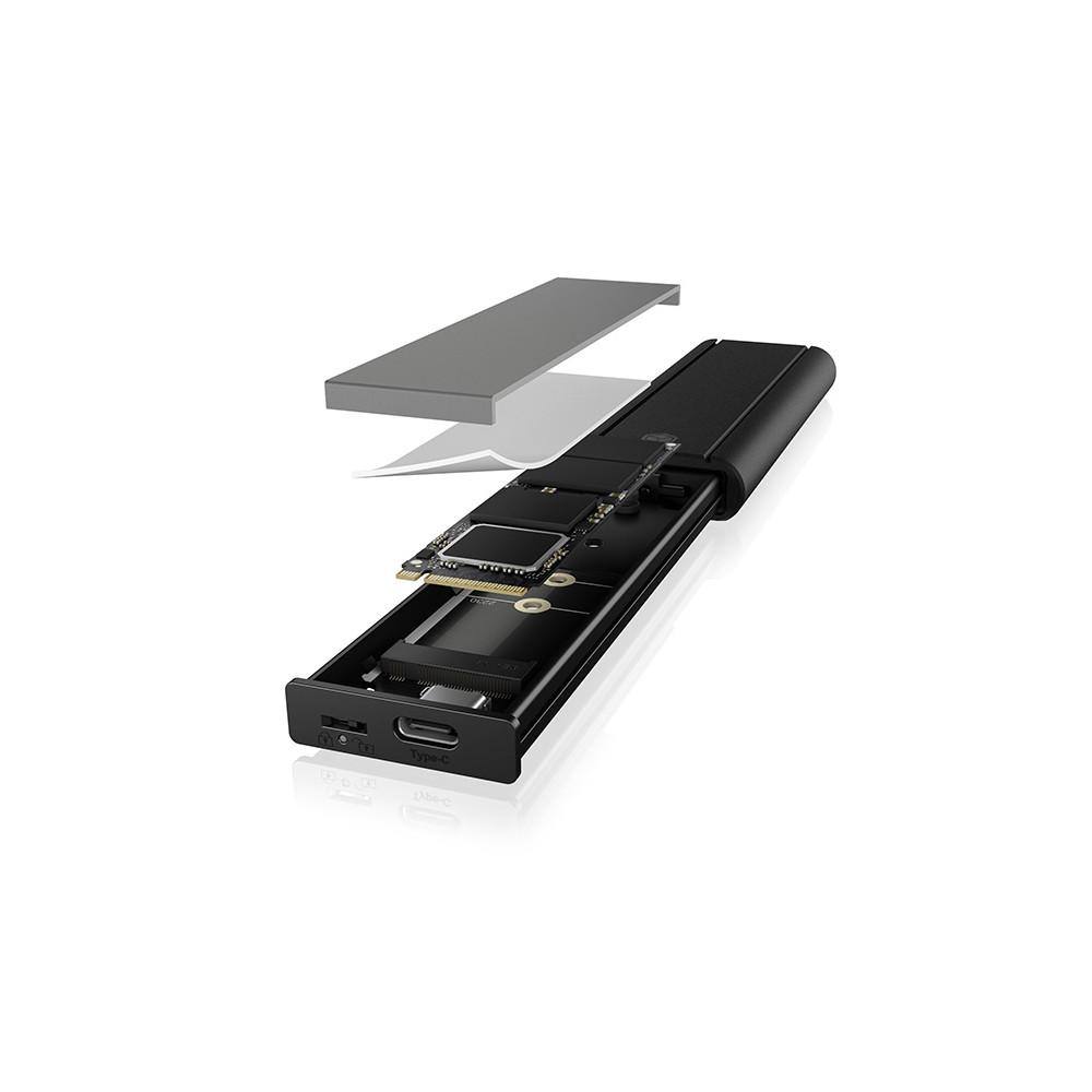 RaidSonic ICY BOX Θήκη για Σκληρό Δίσκο M.2 PCI Express NVME με σύνδεση USB 3.2 (IB-1807MT-C31) (RSCIB-1807MT-C31)