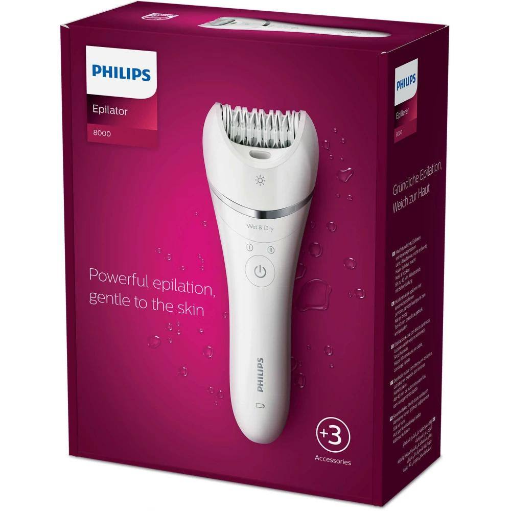 Philips Series 8000 Αποτριχωτική Μηχανή Epilator για Σώμα & Μπικίνι (BRE700/00) (PHIBRE700-00)