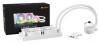 BEQUIET CPU HYDRO COOLER LIGHT LOOP 240mm WHITE BW021, INTEL 1700/1200/1150/1151/1155, AMD AM45/AM4, SQUARE ARGB ILLUMINATING CO