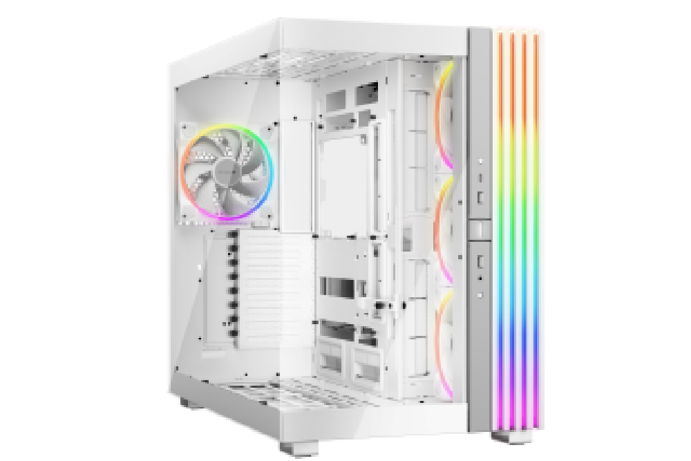 BEQUIET PC CHASSIS LIGHT BASE 900 FX WHITE BGW72, FULL TOWER ATX, ARGB LIGHTING, W/O PSU, 3x14CM SIDE LIGHT WINGS LX , 1x14CM RE