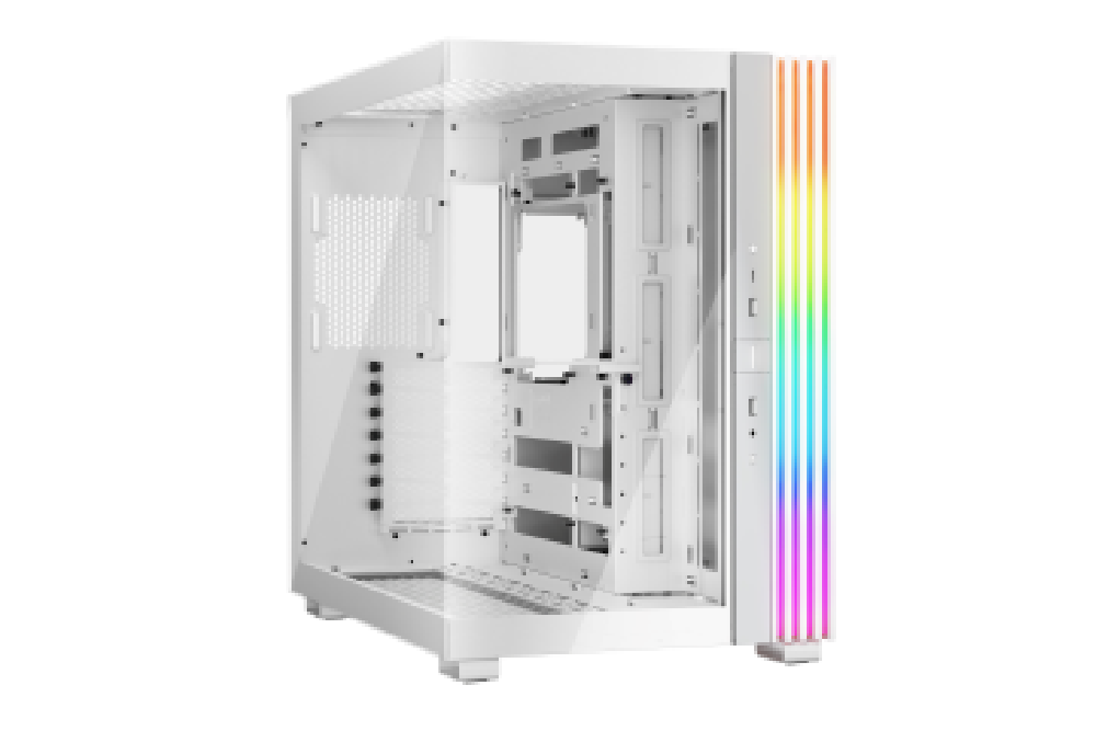 BEQUIET PC CHASSIS LIGHT BASE 600 DX WHITE BGW66, MIDI TOWER ATX, ARGB LIGHTING, W/O PSU, W/O FAN, 3YW.