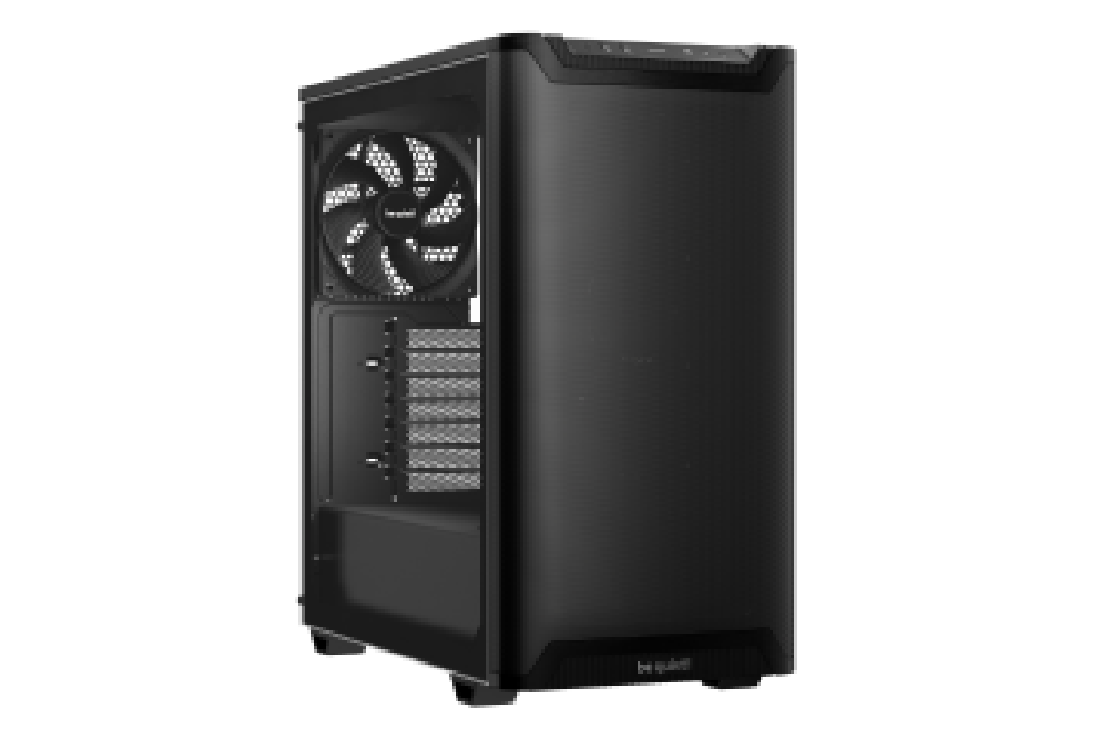 BEQUIET PC CHASSIS PURE BASE 501 AIRFLOW WINDOW BLACK BGW74, MIDI TOWER ATX, W/O PSU, Front: 1x Pure Wings 3 140mm PWM, Rear: 1x
