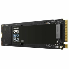 SAMSUNG SSD M.2 NVMe PCI-E GEN4/5 1TB MZ-V9S1T0BW SERIES 990 EVO PLUS w/ Heatsink, M.2 2280, NVMe PCI-E GEN4x4/5x2, READ 7150MB/