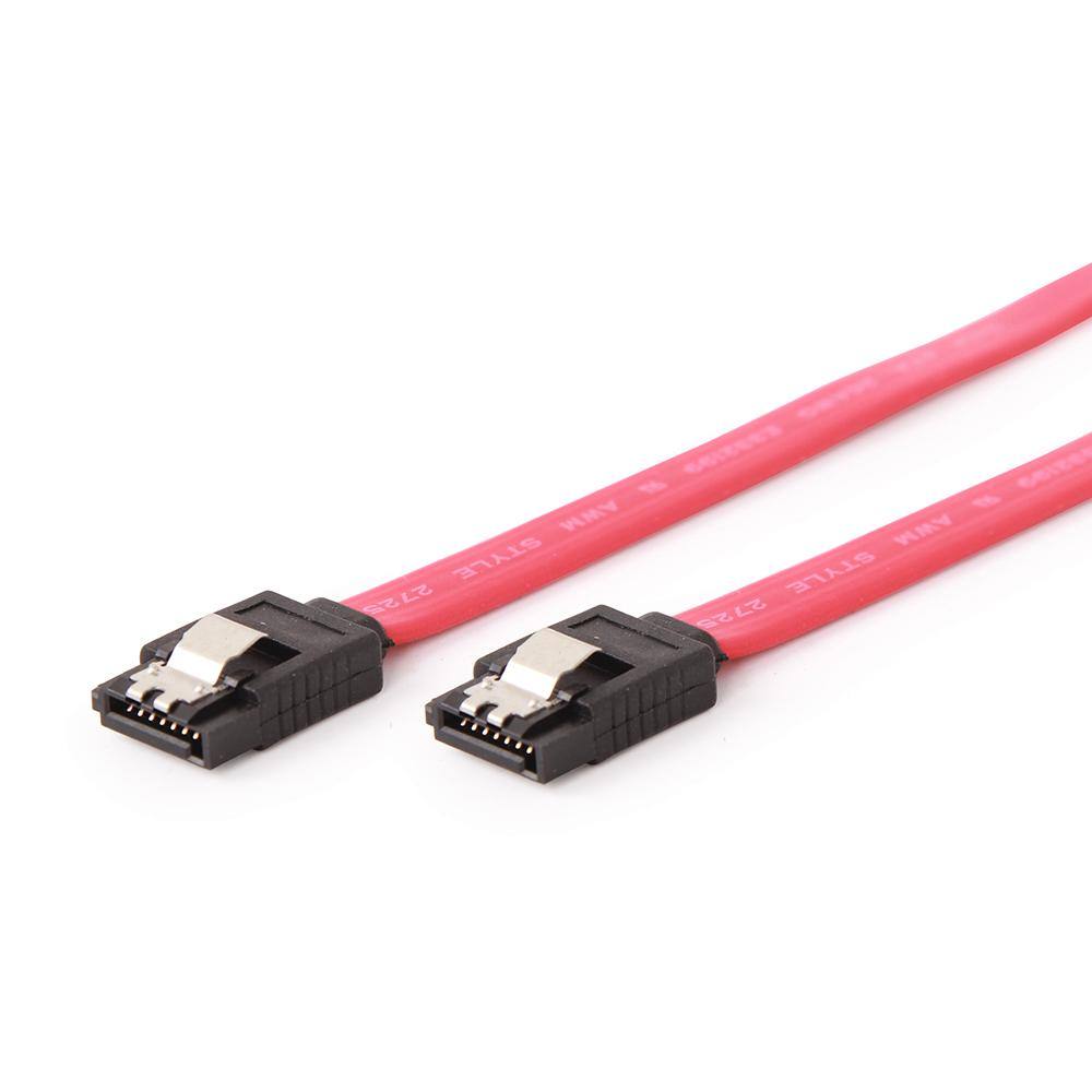 Gembird Cc-SATAm-data-xl Cable For SATA Data Iii (6gb/s) Drives 100cm Metal Latches Red (CC-SATAM-DATA-XL) (GEMCC-SATAM-DATA-XL)