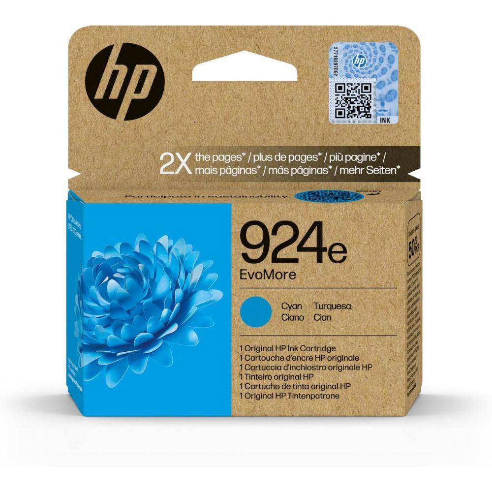 HP Μελάνι Inkjet No.924e Cyan (4K0U7NE) (HP4K0U7NE)