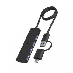 RaidSonic ICY BOX USB 3.2 Hub με σύνδεση USB-A / USB-C (IB-HUB1424-C3) (RSCIB-HUB1424-C3)