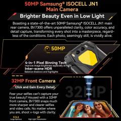 BLACKVIEW BV7300 OCTACORE (6GB+256GB) NFC RUGGED SMARTPHONE ORANGE