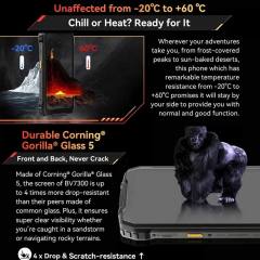 BLACKVIEW BV7300 OCTACORE (6GB+256GB) NFC RUGGED SMARTPHONE ORANGE