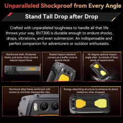 BLACKVIEW BV7300 OCTACORE (6GB+256GB) NFC RUGGED SMARTPHONE ORANGE