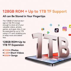 BLACKVIEW OCTA-CORE TABLET 10.92' (8GB+128GB) TAB 90 4G ANDROID 14 GREY