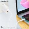 LAMTECH HIGH POWER CABLE USB TO TYPE-C 1M 27W WHITE