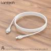 LAMTECH FAST CHARGING AND DATA CABLE TYPE-C TO LIGHTNING 1M 27W WHITE